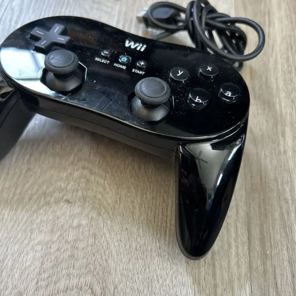 Wii Classic Controller Official Nintendo Authentic OEM Remote RVL-005 Tested